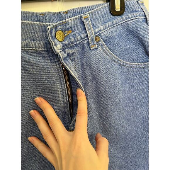 Lee Denim Riders Vintage Women's 29 X 29 in Jeans 90s Style High Rise Tapered - Picture 6 of 12